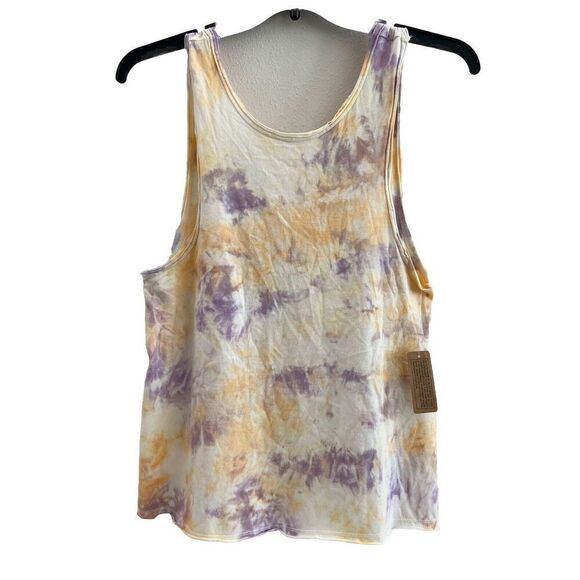 Urban Outfitters Women Sz Small Pastel Tie Dye Tomorrow V-Back Muscle Tank Top - Picture 1 of 9